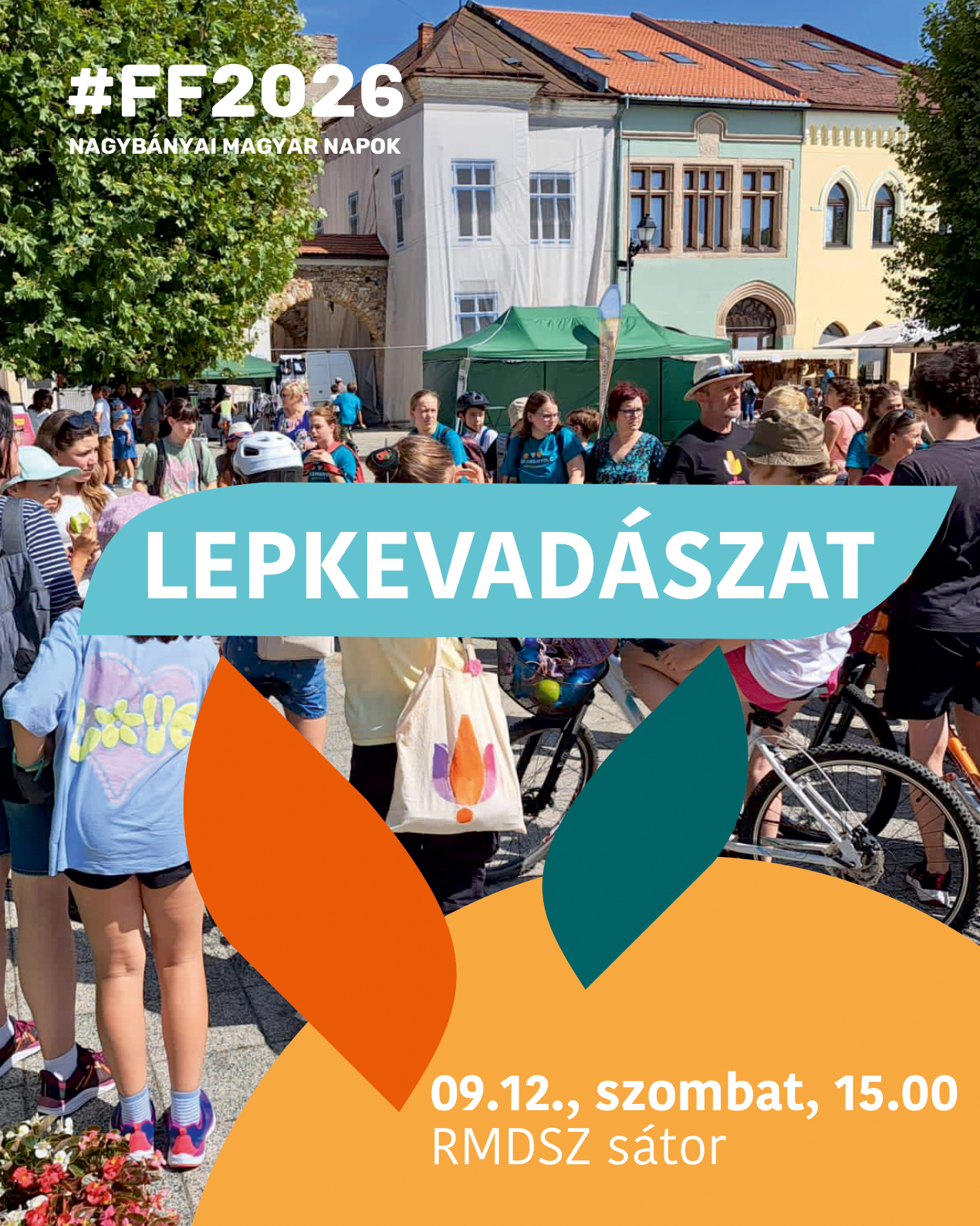 Lepkevadászat és Kis Városfelfedezők a Főtér Fesztiválon!
