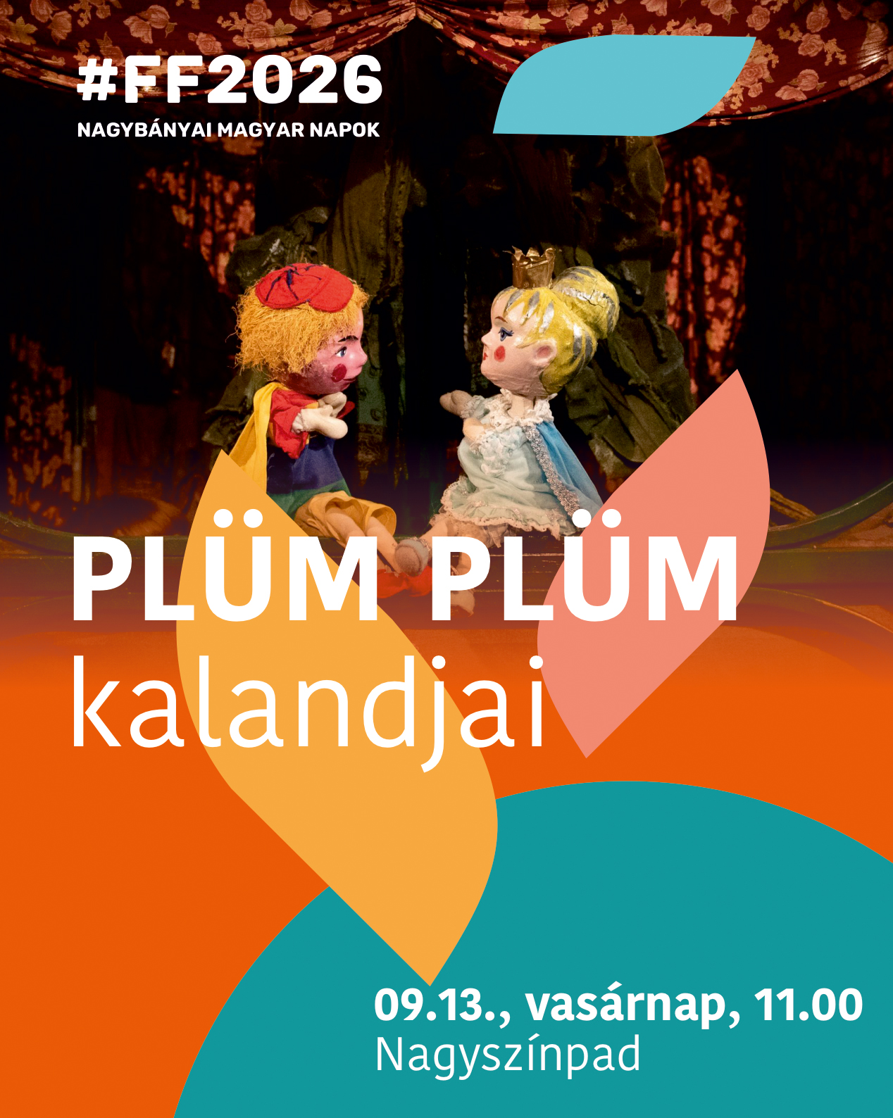 A Puck Bábszínház a Plüm Plüm kalandjai című bábelőadással érkezik